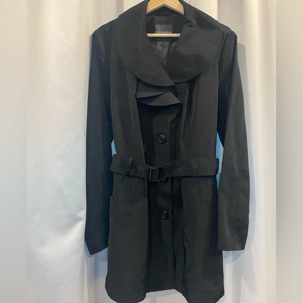 Cynthia Rowley - Black Women's Trench Coat